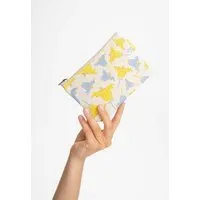 MELA Kleine Kosmetiktasche | von MELA | Fairtrade & GOTS zertifiziert, Greige / bellflower print, – Produktbild 1 von 1