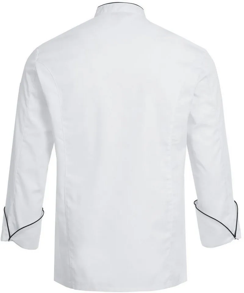 GREIFF GREIFF Kochjacke Greiff GASTRO-MODA Cuisine Herren Kochjacke Paspelierung Weiß, Weiß, – Produktbild 3 von 4