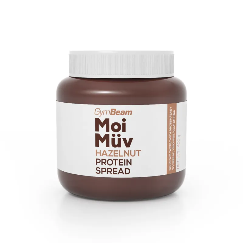 GymBeam Food GymBeam MoiMüv Proteinaufstrich 400 g Haselnuss – Produktbild 1 von 1