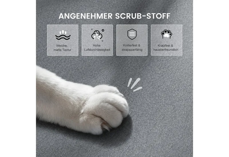 COMHOMA Schlafsofa Klappbares Schlafsofa 2-in-1 Couch, Multifunktionales Sofa, mit Großer Liegefläche, Platzsparendes Bettsofa, Grau, – Produktbild 3 von 5