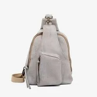 Kork-Deko Kork-Deko Moderner Freizeit-Rucksack aus hellgrauem Kork – vegan, elegant & nachhaltig – Produktbild 1 von 1