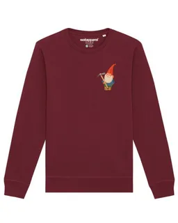 watapparel watapparel Sweatshirt Unisex Gartenzwerg – Produktbild 1 von 1