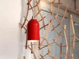 werkvoll by Lena Peter werkvoll by Lena Peter Upcycling Feuerlöscher Hängeleuchte FIRELIGHT rot – Produktbild 1 von 1