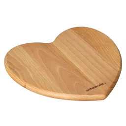 NATUREHOME NATUREHOME Schneidebrett Herz Buche 22,5x24x1,5cm – Produktbild 1 von 1
