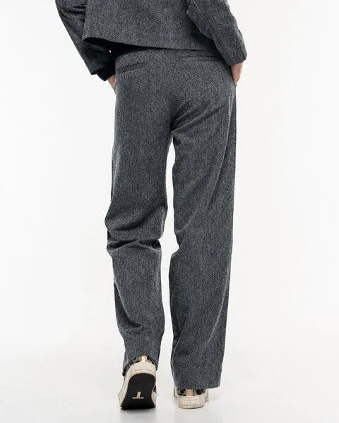 Alma & Lovis Alma & Lovis Twill-Businesshose aus 100% Organic Cotton | Business Pants, Grey (grau), – Produktbild 4 von 4