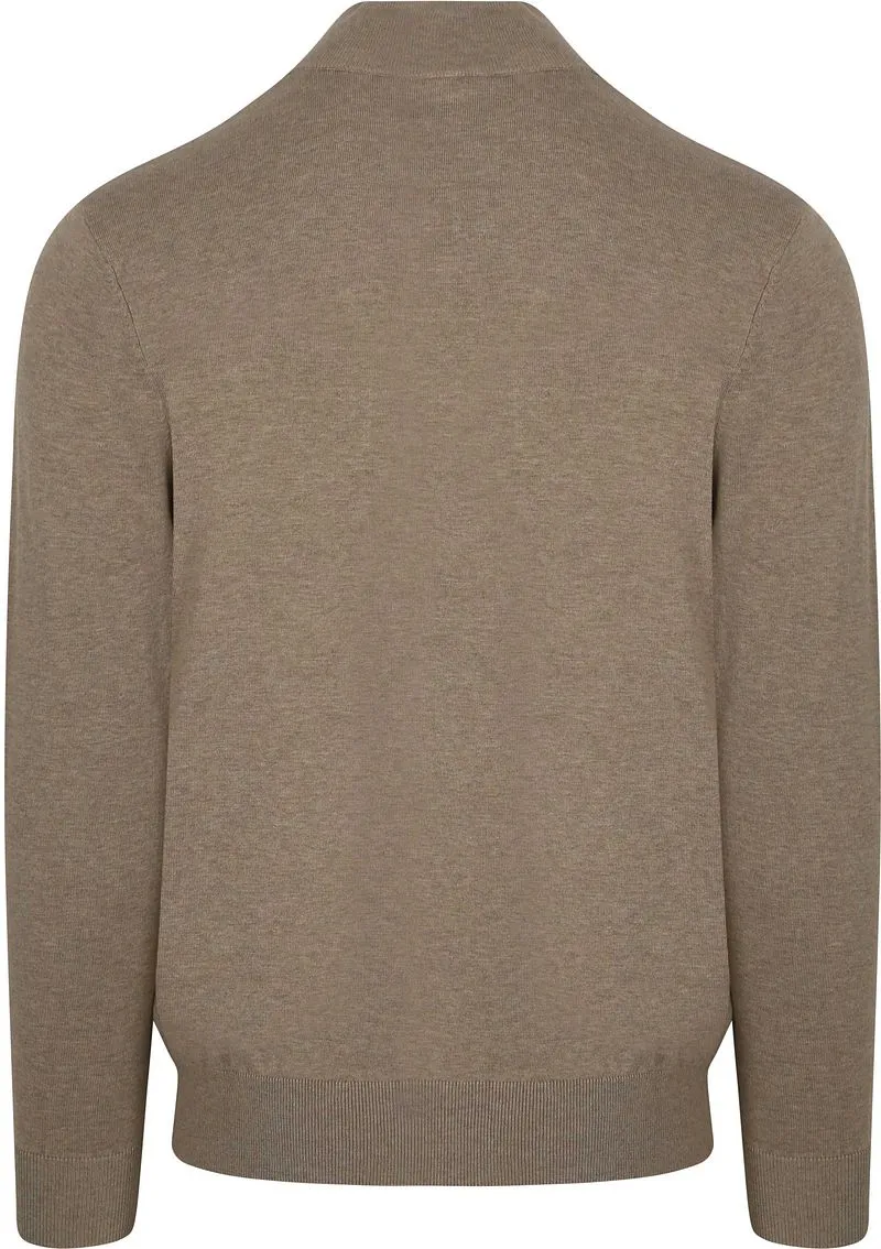 Profuomo Profuomo Half Zip Pullover Luxury Beige - Größe M, Beige, – Produktbild 3 von 3