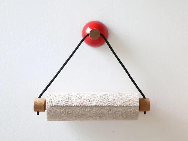 werkvoll by Lena Peter werkvoll by Lena Peter Küchenrollenhalter FIRE, Rot, – Produktbild 1 von 4