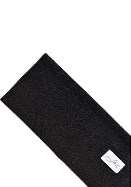 Lou-i Lou-i Stirnband aus Bio-Baumwolle, Schwarz, – Produktbild 3 von 4