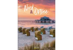 Korsch Verlag Wandkalender Nord- und Ostsee Wochenkalender 2027 – Produktbild 1 von 1