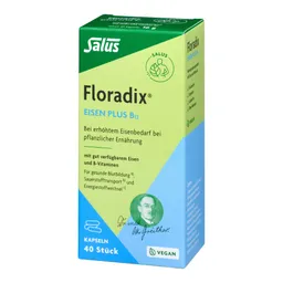 Floradix Floradix Eisen plus B12 vegan Kapseln – Produktbild 1 von 1