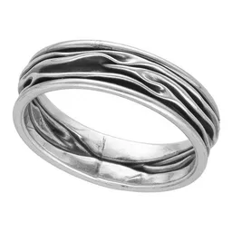 pakilia pakilia Silber Ring schmale Wellen Fair-Trade und handmade – Produktbild 1 von 1