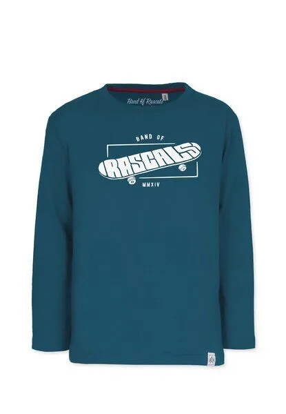 Band of Rascals Band of Rascals Skateboard Longsleeve, Dark-petrol, – Produktbild 2 von 4
