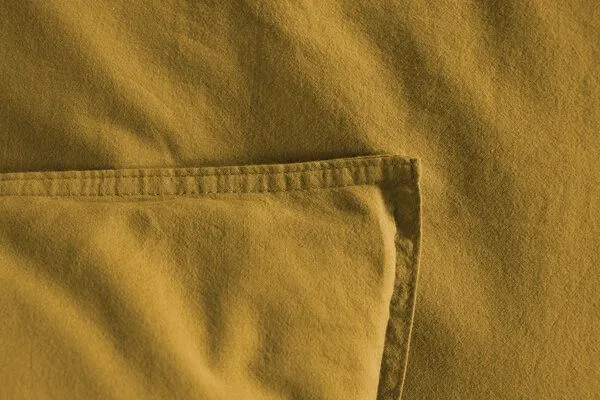 jilda-tex jilda-tex Bettwäsche 100% Bio-Baumwolle 135x200cm / 155x220cm 200x200cm, Senfgelb ( gelb ), – Produktbild 2 von 4