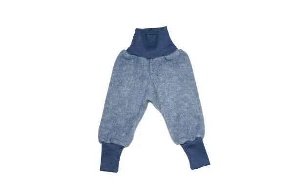 Cosilana Cosilana Baby Fleece-Hose mit Bund kbT Wolle Bio Baumwolle, Marine-melange, – Produktbild 1 von 1