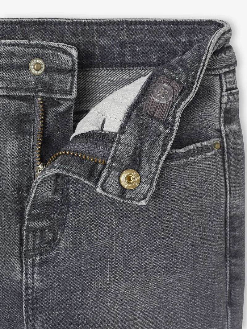 Vertbaudet Mädchen Slim-Jeans, Grau, – Produktbild 2 von 3