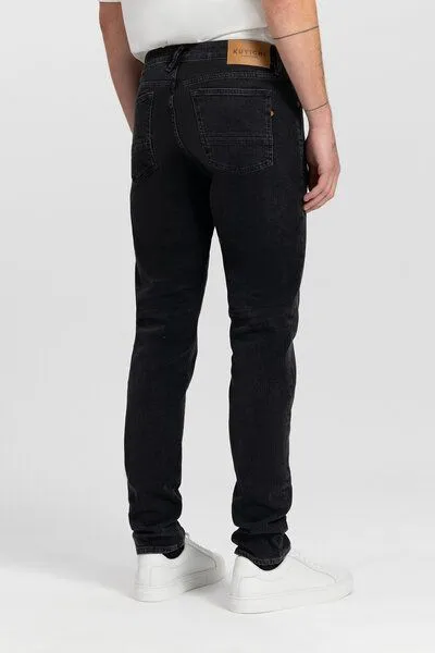 Kuyichi KUYICHI Herren Jeans Jim Regular Slim Vintage Black Bio-Baumwolle/rec. Baumwolle, Vintage black, – Produktbild 5 von 5
