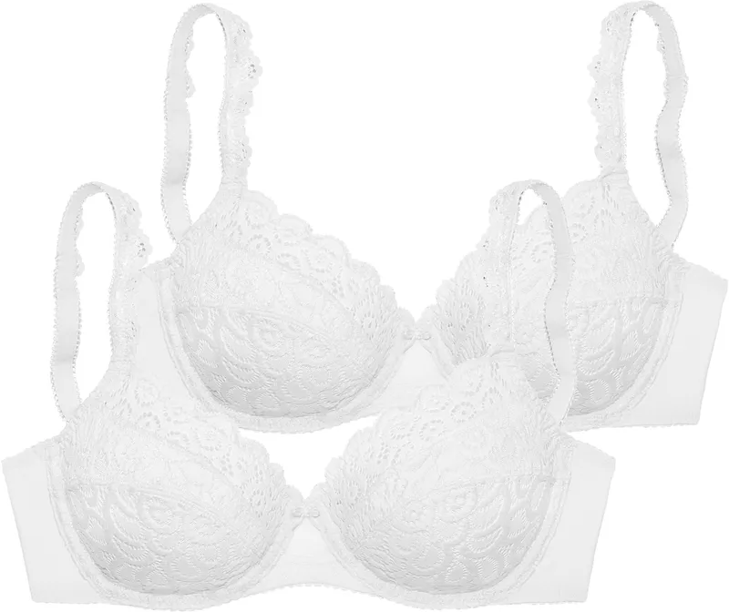 petite fleur by Lascana Bügel-BH 2xweiß, 2xweiß, – Produktbild 2 von 2