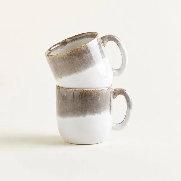 onomao onomao Tasse - Traditionell, Steingrau dipped, – Produktbild 4 von 4