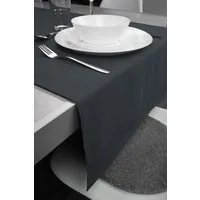 jilda-tex jilda-tex Tischläufer Renforce 100% Bio-Baumwolle Uni 50x160cm, Anthrazit, – Produktbild 1 von 1