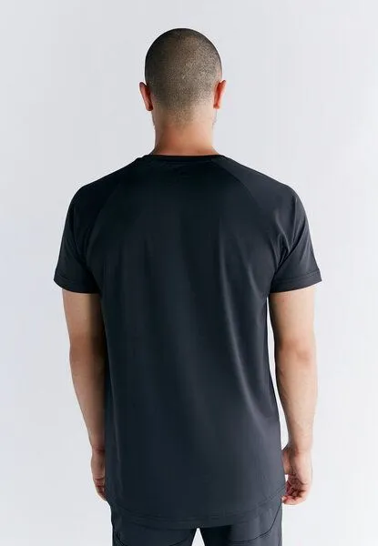 True North True North Herren Kurzarmshirt Alrounder recyceltes Polyester T-Shirt "True Nord 2101", Schwarz, – Produktbild 2 von 4