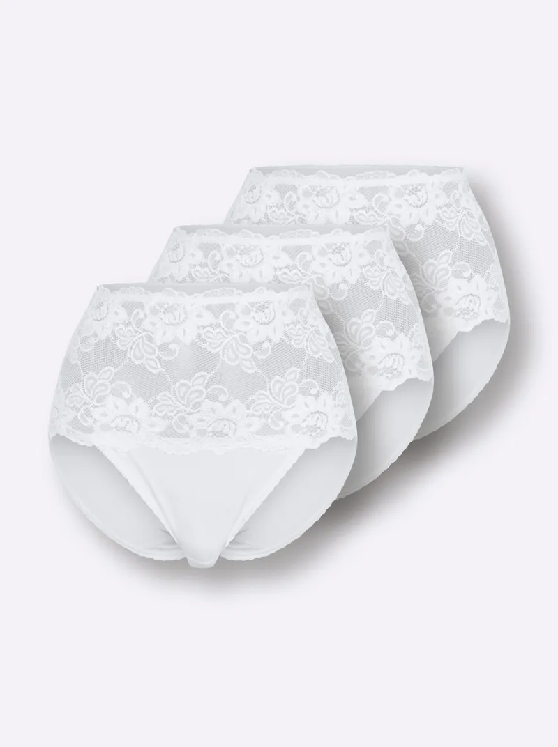 wäschepur Taillenslip weiß, Weiß, – Produktbild 2 von 3