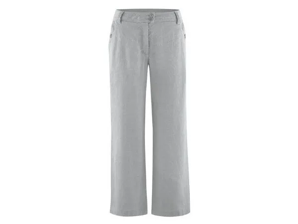 HempAge Hempage Damen Highrise 7/8-Culotte Hanf/Biobaumwolle, Quartz(grau), – Produktbild 2 von 4