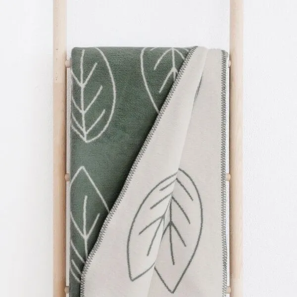 RIEMA Germany RIEMA Germany Kuscheldecke aus Bio-Baumwolle BENTE, Grün, – Produktbild 1 von 4