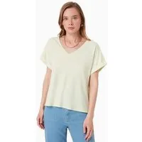 ORGANICATION ORGANICATION T-Shirt aus TENCEL Modal und Bio-Baumwolle, Lime, – Produktbild 1 von 1