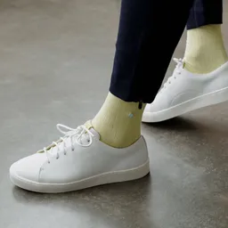 wysf. | what you stand for. wysf. | what you stand for. Socken, Rippenstrick mit Knopf, Bio-Baumwoll-Mix – Produktbild 1 von 1