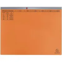 Exacompta 25 Exacompta Hängehefter "Exaflex Premium", mit 1 Abheftvor. für Linksheftung, orange – Produktbild 1 von 1