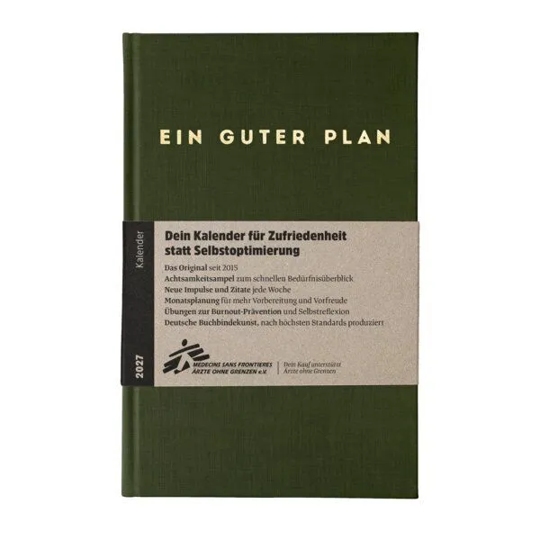 Ein guter Plan Ein guter Plan 2027 – Terminkalender für mehr Achtsamkeit und weniger Stress, Wald, – Produktbild 1 von 4