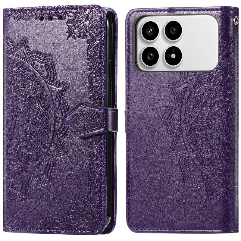 imoshion imoshion Mandala Klapphülle für das Xiaomi Poco F8 Pro, Lila, – Produktbild 1 von 1