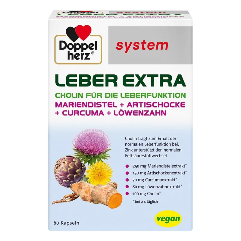 Doppelherz Doppelherz Leber Extra System Kapseln – Produktbild 1 von 1