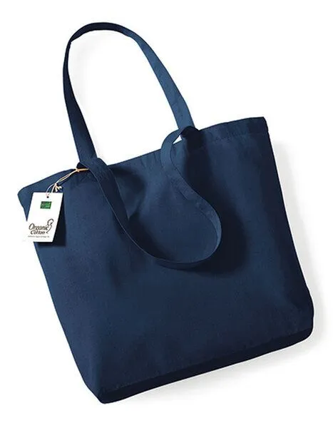 Westford Mill Westford Mill Organic Cotton Shopper, Navy, – Produktbild 1 von 2