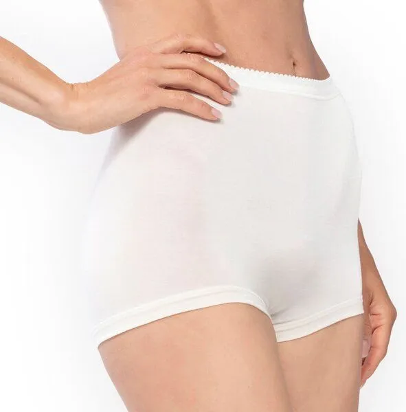 mey 2x Damen Hipster Panty Mey Lights aus PIMA Baumwolle 89206, Perlweiß, – Produktbild 2 von 2