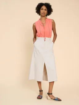 White Stuff Allie Midirock aus Denim - 40 – Produktbild 1 von 1