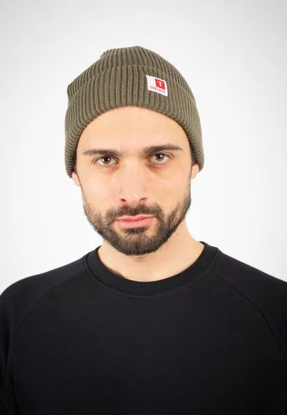 TORLAND TORLAND Beanie FISHERMAN, Grün (khaki), – Produktbild 2 von 3