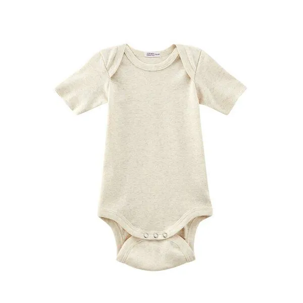 Living Crafts Living Crafts Baby Kurzarm-Body, Natural melange, – Produktbild 2 von 2