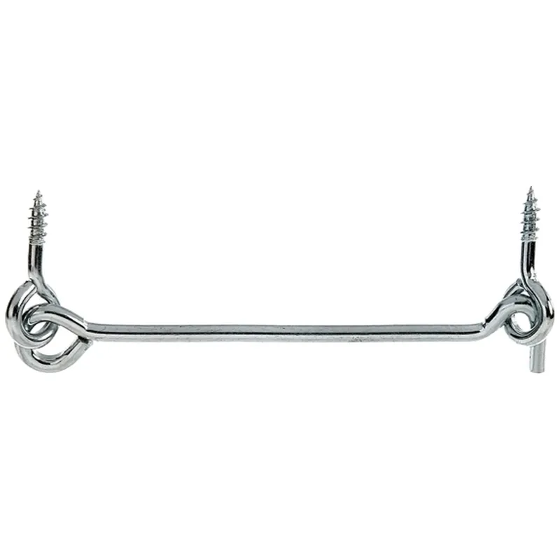 Alberts ALBERTS Sturmhaken, mit Öse, blau verzinkt, z.Einschrauben, Länge 120 mm, Haken Ø4 mm – Produktbild 1 von 1