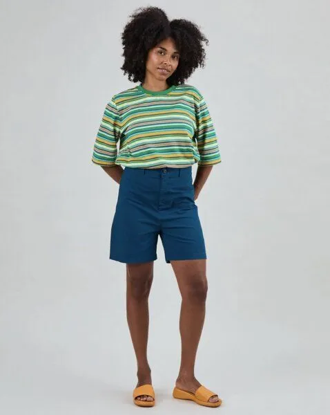 Brava Fabrics Brava Fabrics High Waist Shorts Blau – Produktbild 3 von 4