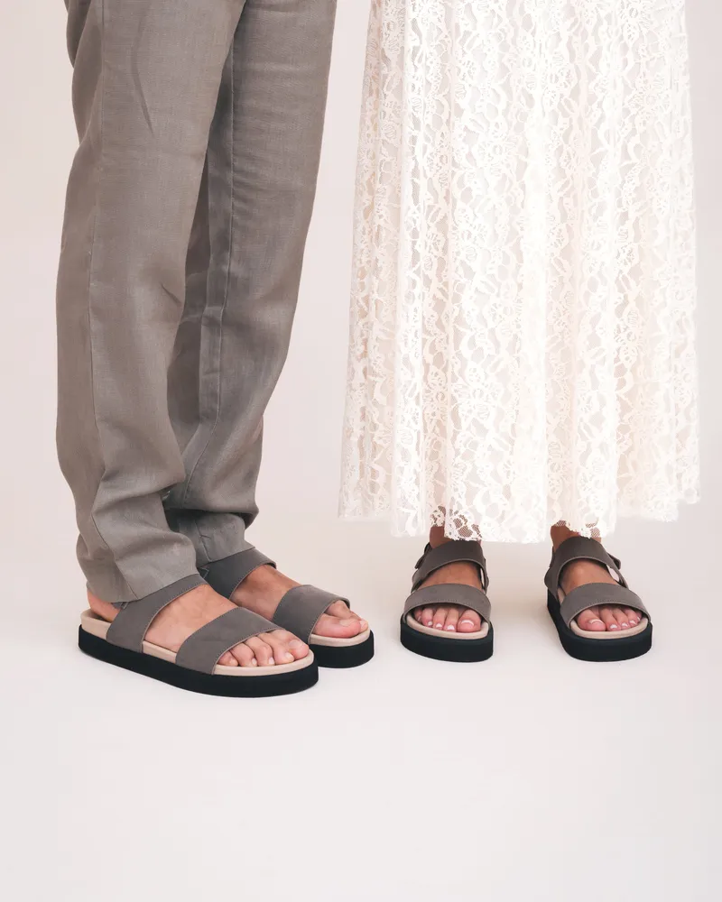 NAE NAE Herren vegan Sandalen Palau Grün, Olivgrün, – Produktbild 1 von 2