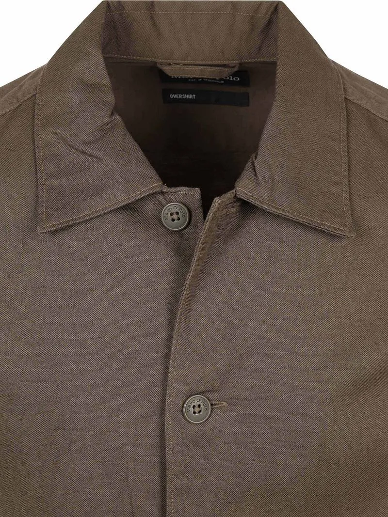 Marc O'Polo Marc O'Polo Hemdjacke Braun - Größe XL, Braun, – Produktbild 3 von 5