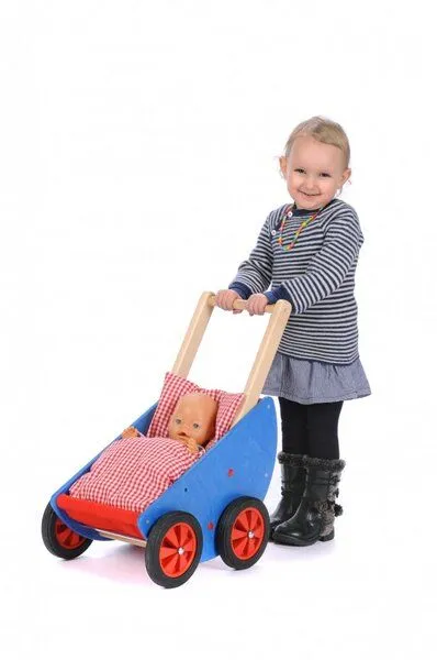 Bätz Holzspielwaren Bätz Holzspielwaren Stabiler Puppenbuggy - Einfach toll für die Kleinen – Produktbild 3 von 6