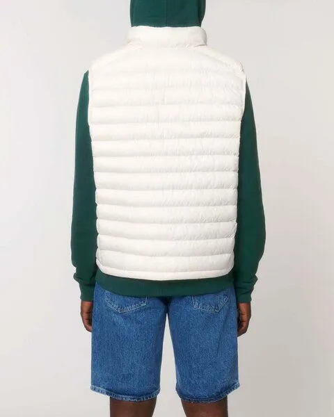YTWOO YTWOO Herren Steppweste aus komplett recycelten Materialien, Weiß, – Produktbild 4 von 4