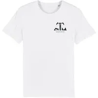 päfjes päfjes Gravelride - Gravel Brust - Fair Wear Männer T-Shirt - White – Produktbild 1 von 1