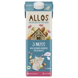 Allos Allos Macadamia-Mandel-Haselnuss-Drink – Produktbild 1 von 1