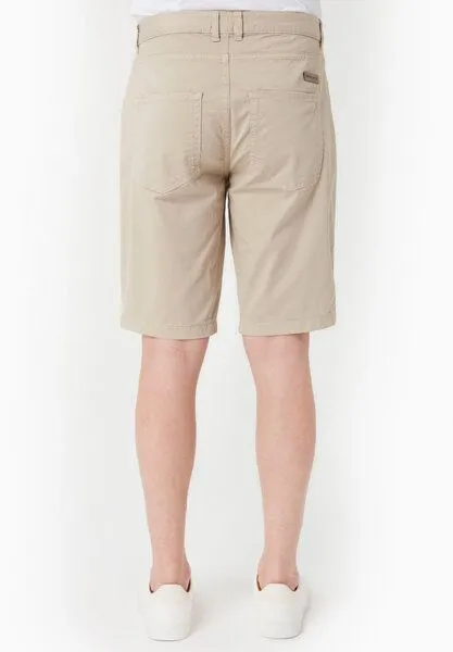 ORGANICATION ORGANICATION Regular-Fit Shorts aus Bio-Baumwolle, Feather beige, – Produktbild 4 von 4