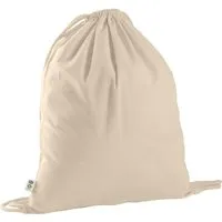 Memo memo Bio-Baumwoll-Turnbeutel, mit Fairtrade-Siegel, natur , groß, 38 x 46 cm – Produktbild 1 von 1
