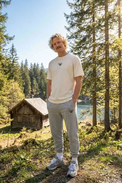 THE FACE OF ELEMENTS The Face of Elements Essential - Relaxed Fit T-Shirt aus 100% Bio-Baumwolle, Off white (weiß), – Produktbild 3 von 4