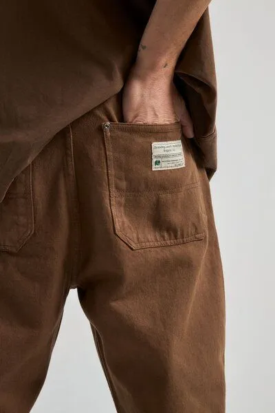 Trendsplant Trendsplant Operator Pants Saddle Brown, Braun, – Produktbild 4 von 4